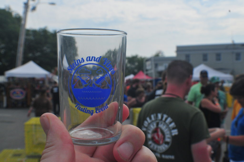 9 things you didn't know about the maine lobster festival - steins and vines tasting event glass