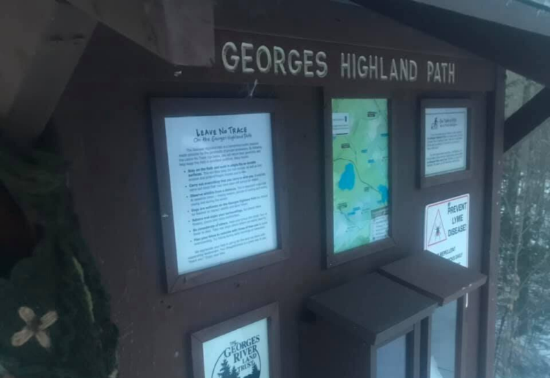 georges highland trail - hiking rockland maine